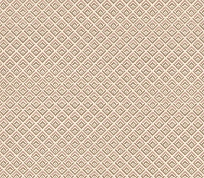 Tapet Gio, Pink Luxury Geometric, 1838 Wallcoverings, 5.3mp / rola