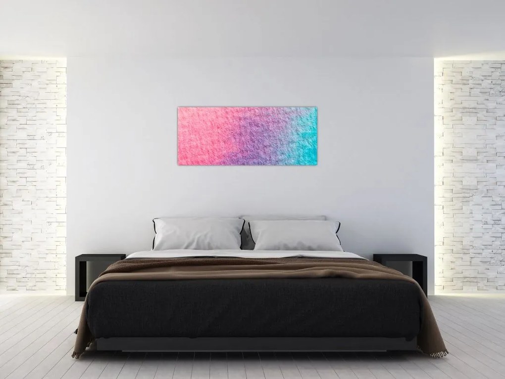 Tablou cu textură colorată (120x50 cm)