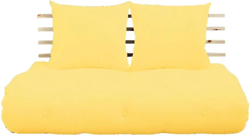 Canapea variabilă Karup Design Shin Sano Natur/Yellow