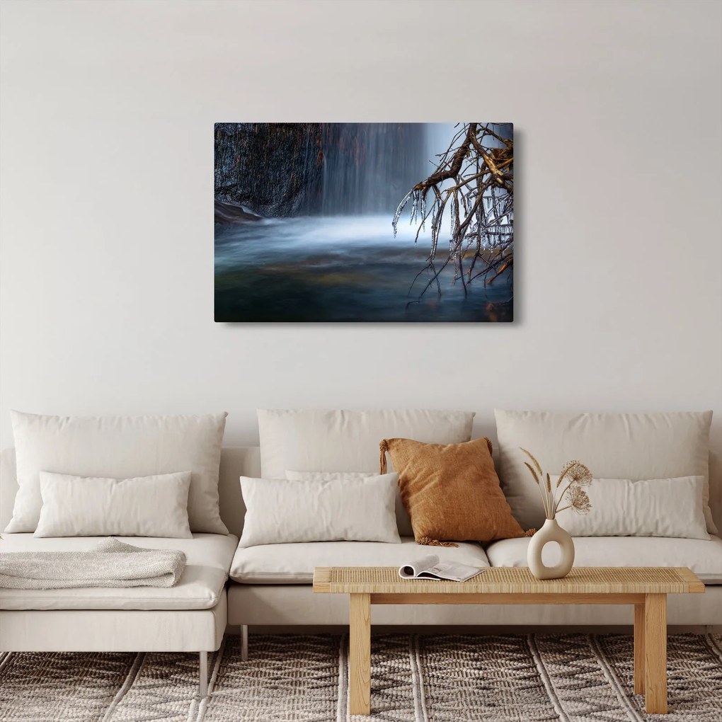 Tablou - Laguna de iarnă (90x60 cm)