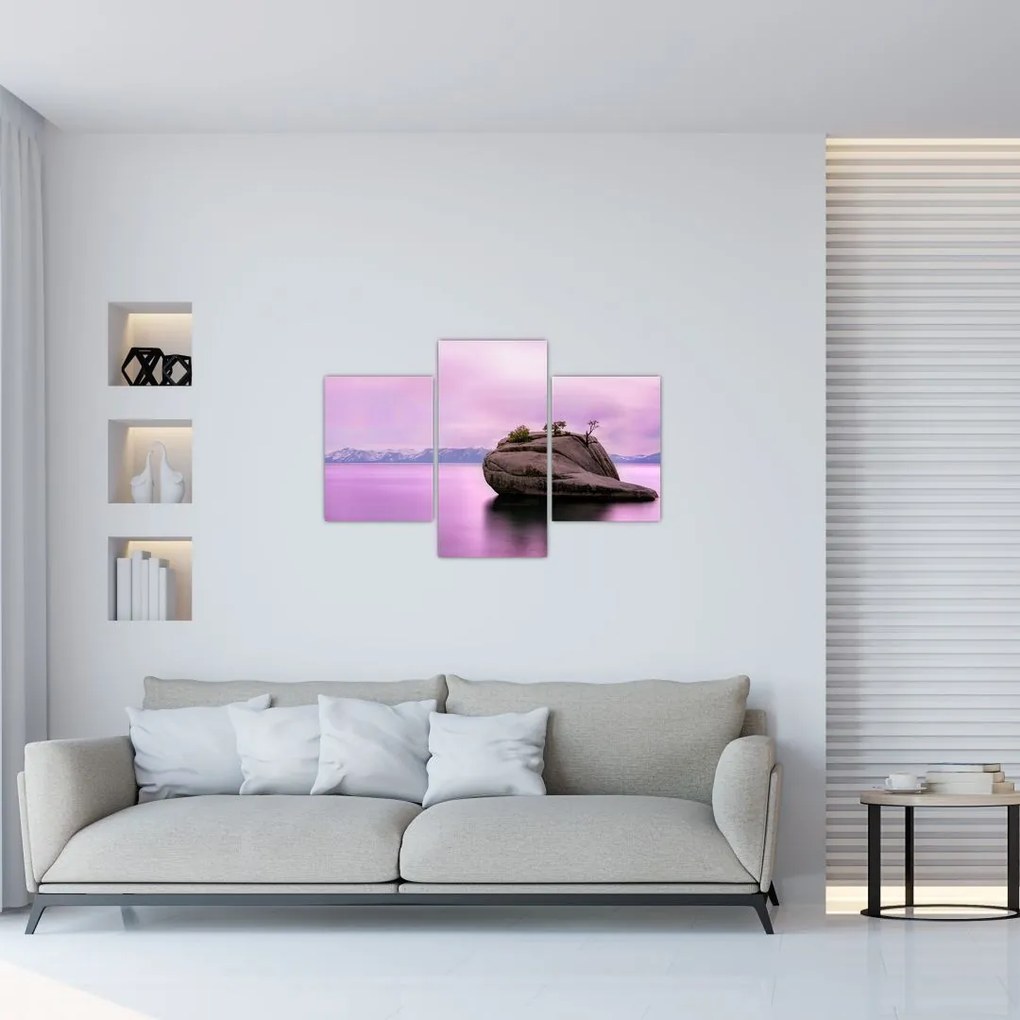 Tablou cu piata în mare (90x60 cm)