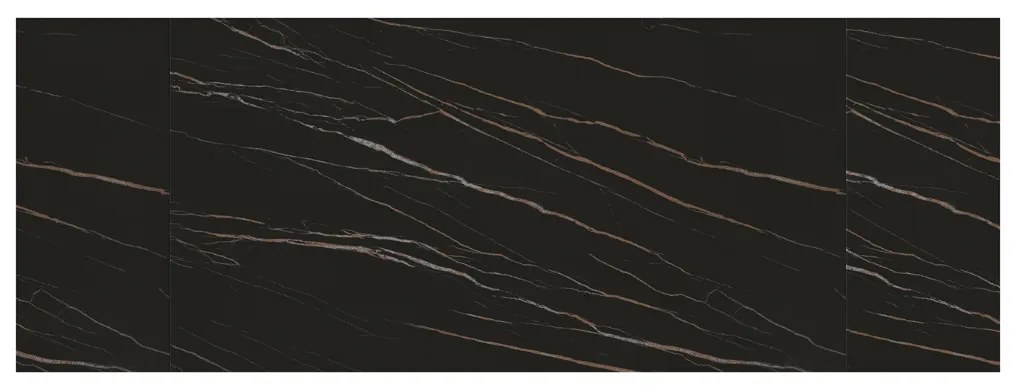 MIRABELLE -MASA BLAT DREPTUNGHIULAR NEGRU CU AURIU MAT EXTENSIBILA-PICIOR METALIC BRONZ 180 cm/ 90 cm