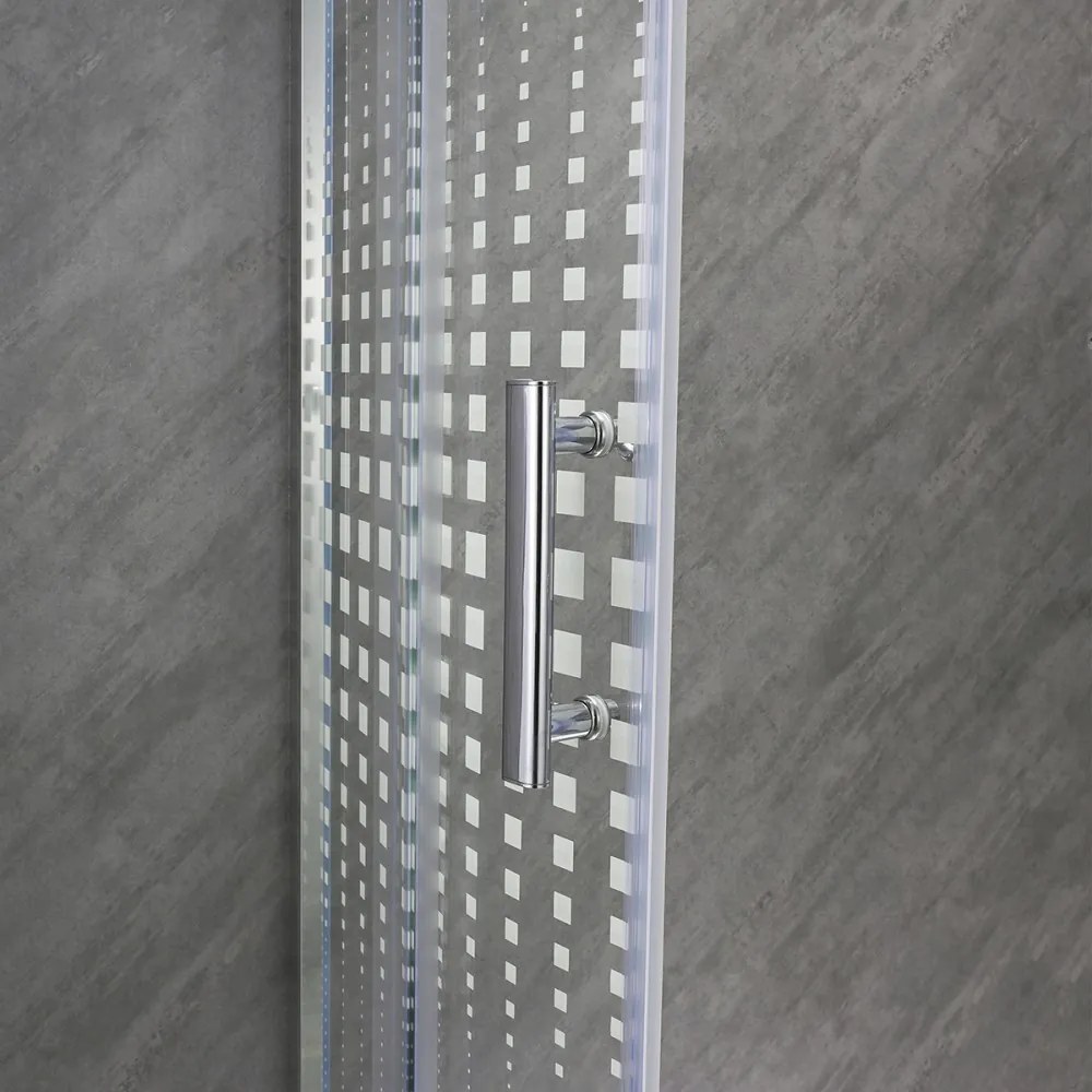 Cabină de duș Spirit Matrix curbată de calitate 80x80x194 cm, cu cădiță de duș acrilică ranforsată