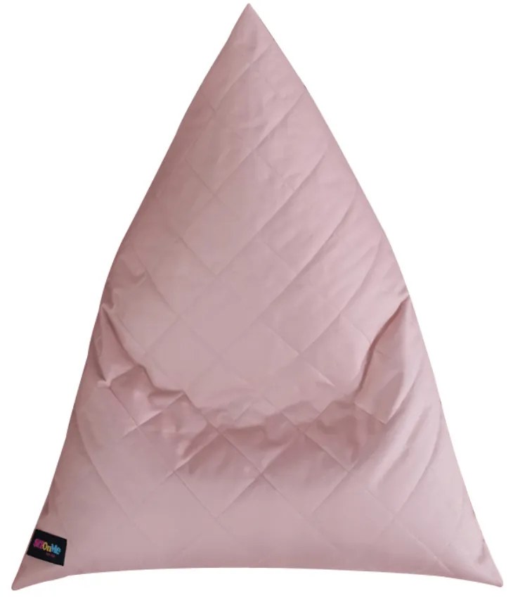 Fotoliu tip sac, material textil roz deschis, VETOK