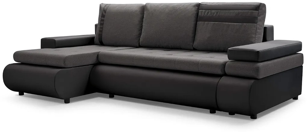 Supermobel Coltar extensibil MAX, 241x85x152, sioux 1114/lux 6, colt pe stanga