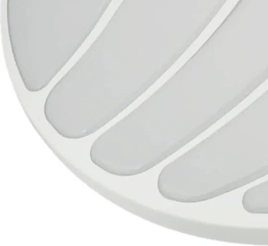 Plafonieră LED dimabilă SHELL WHITE LED/40W/230V + telecomandă