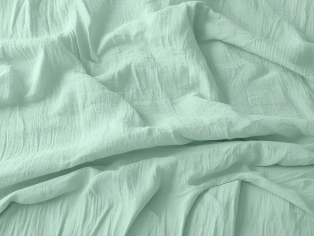 Husa de perna muselina MUSSARI 45x45 cm, mentolova