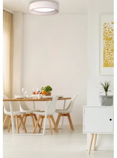 Plafonieră LED Duolla ROLLER LED/24W/230V d. 45 cm bej