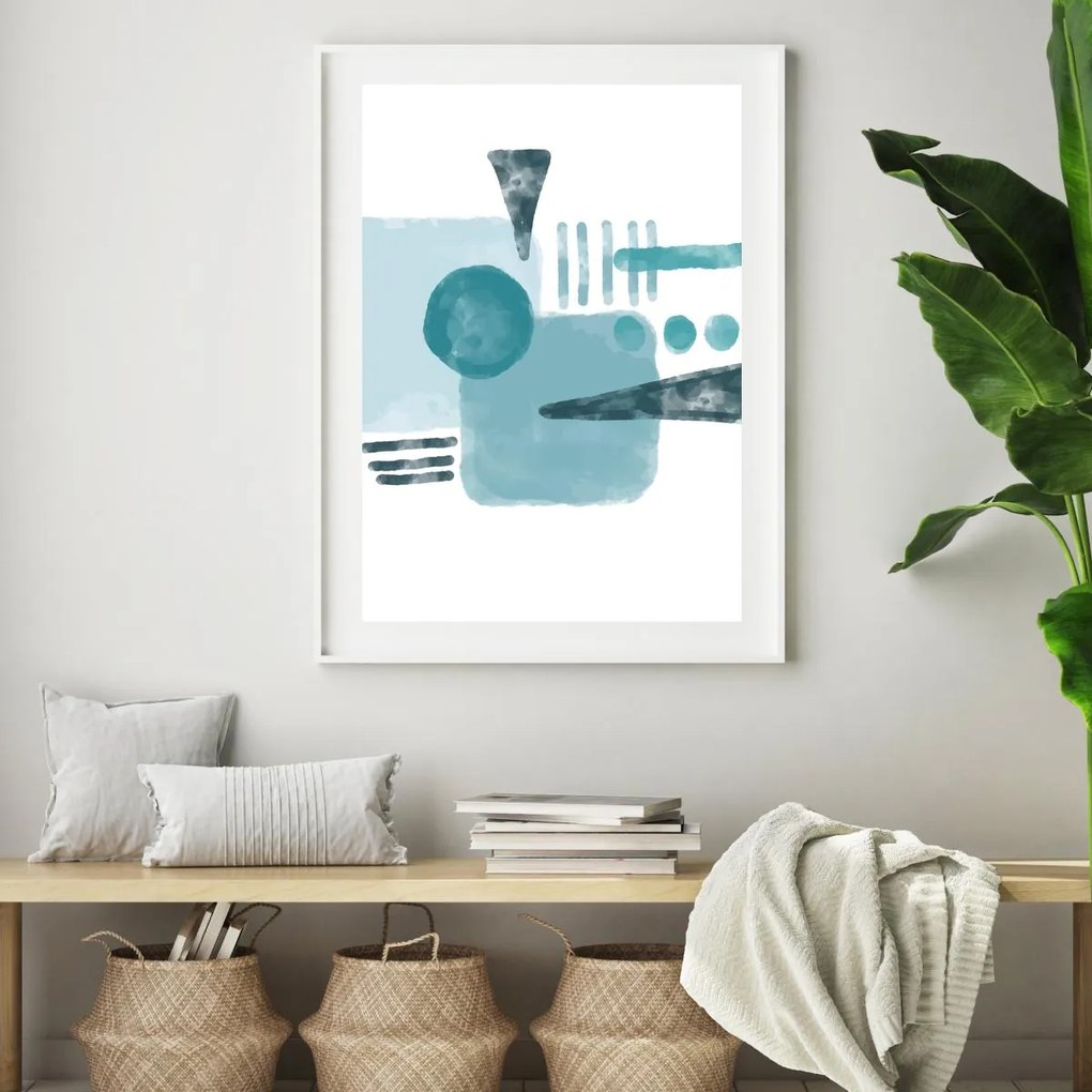 Poster - Abstracție pictată (A4)