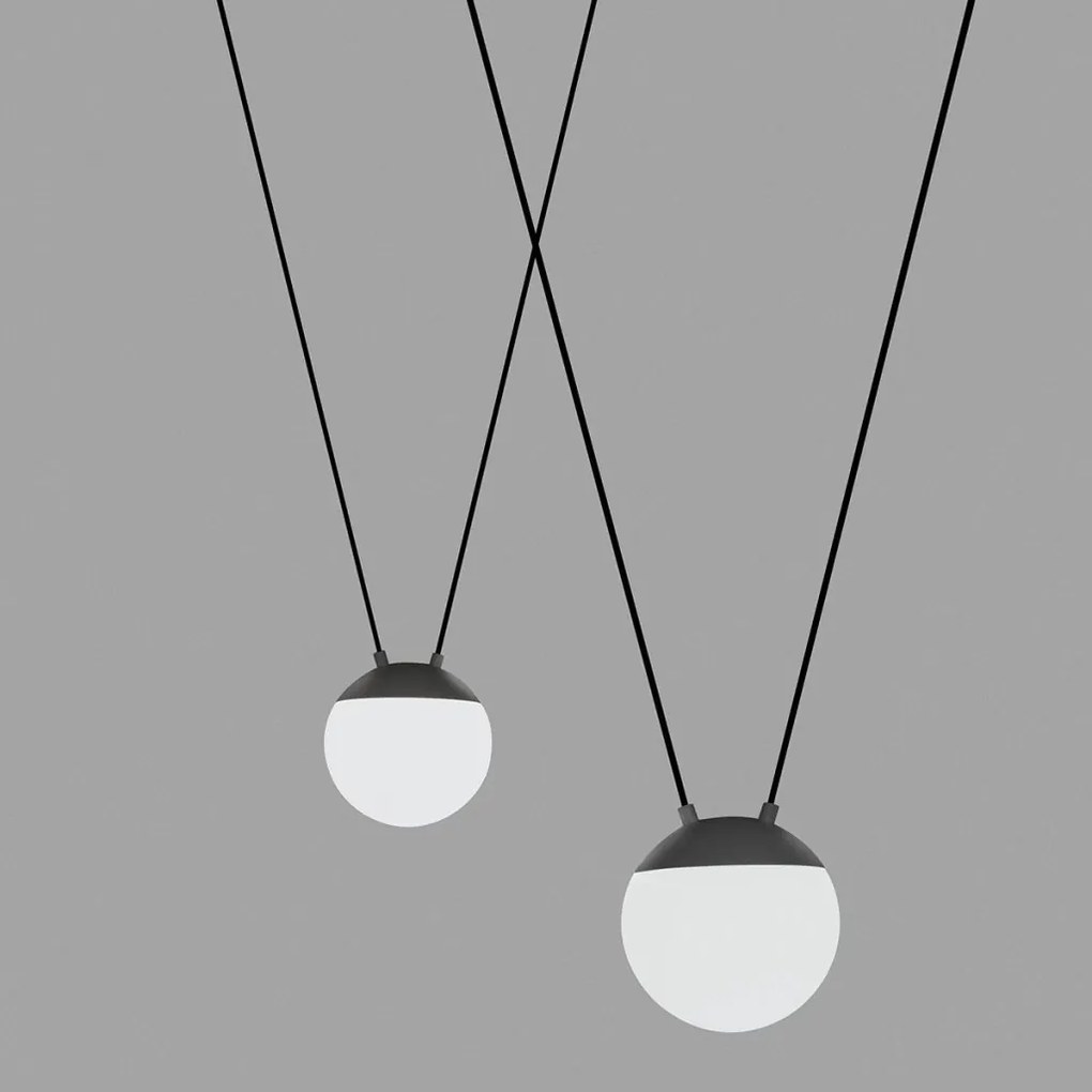 Lustra cu 2 pendule design modern MINE SPACE Grey 28376-2L
