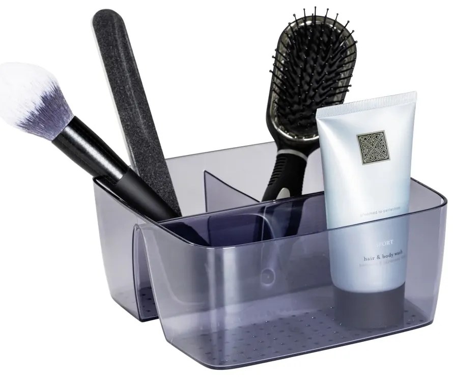 Organizator de baie gri din plastic reciclat San Diego – Wenko