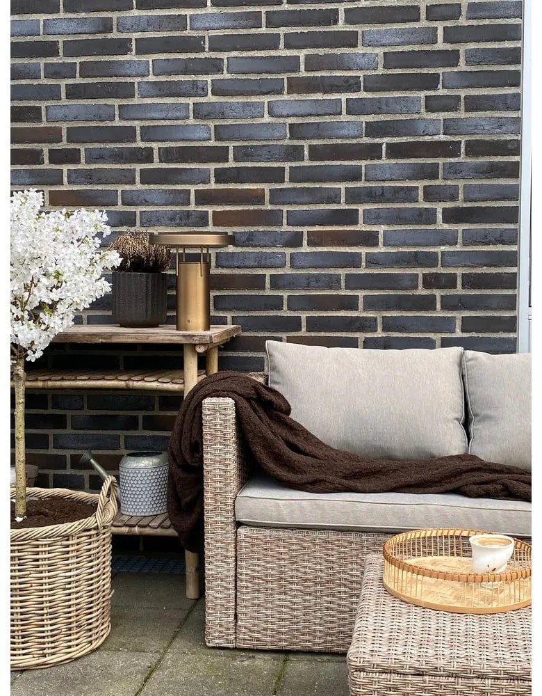 Veioză în culoarea bronz LED cu intensitate reglabilă cu abajur din metal (înălțime 28 cm) BringMe – Hübsch