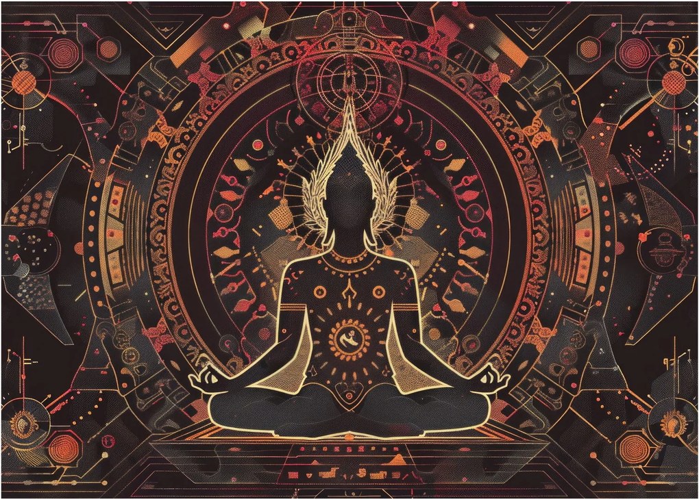 Tablou pe sticlă - Zen (70x50 cm)
