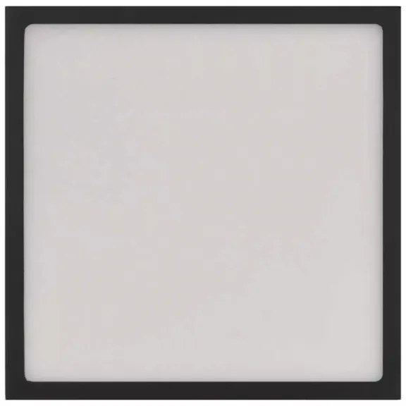 Plafonieră LED/21W/230V 3000/3500/4000K 22,5x22,5 cm neagră