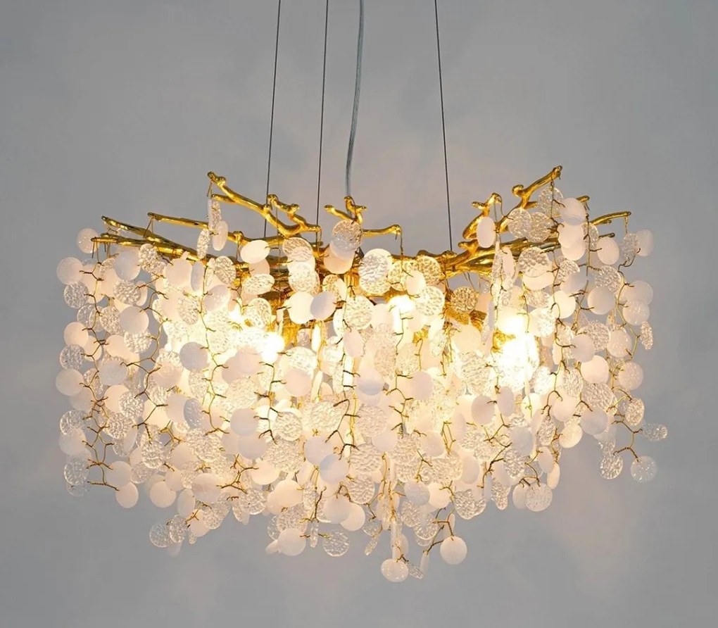 Lustra moderna design deosebit Tree Branches 80 gold