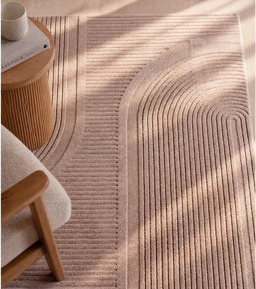 Covor bej lavabil 160x230 cm Pompei 1612 – Ayyildiz Carpets