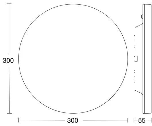 Plafonieră LED dimabilă cu senzor RSPROR10BASIC 8,5W/230V 3000K IP40 Steinel