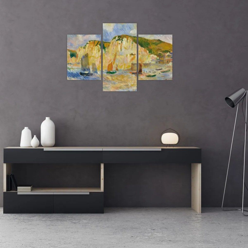 Tablou - Auguste Renoir, Sea and Cliffs, reproducere (90x60 cm)