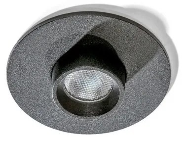 Spot LED incastrabil, directionabil pentru tavan/plafon LINA negru