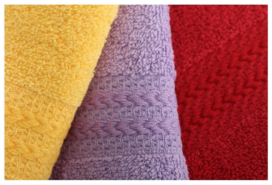 Set 10 prosoape Rainbow, 30 x 50 cm