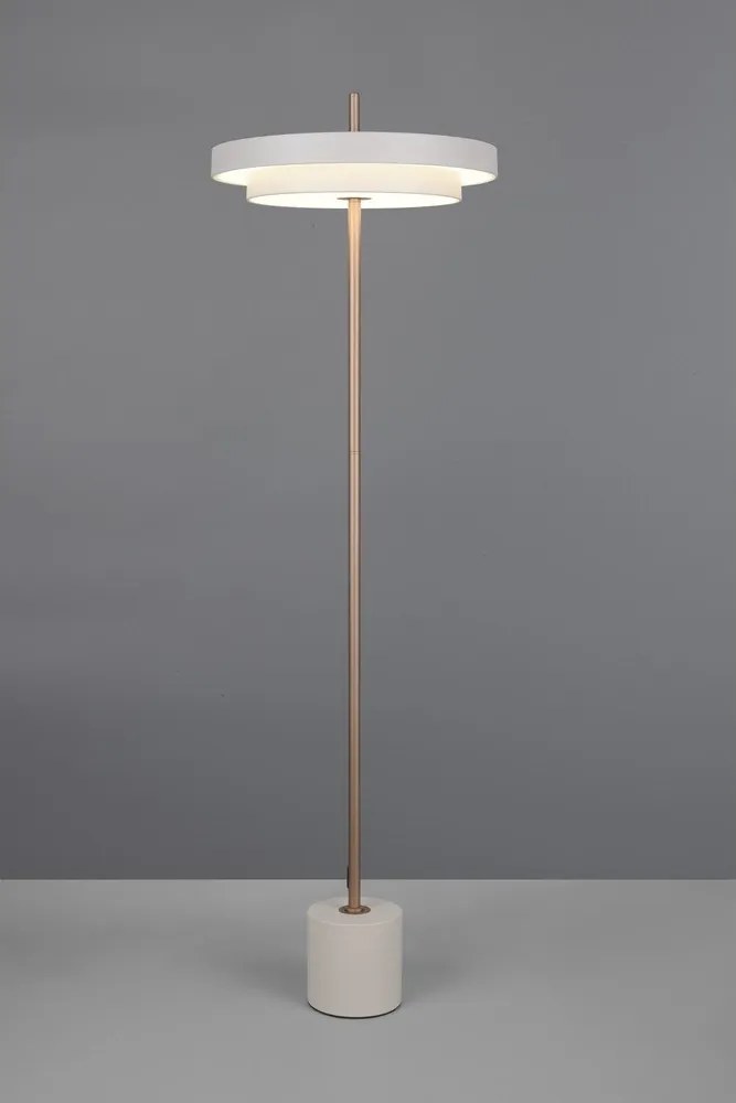 Lampadar fildeș LED cu intensitate reglabilă (înălțime 138 cm) Keaton – Trio