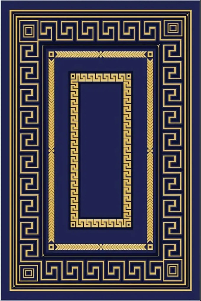 Covor Blue Gold, 140x220