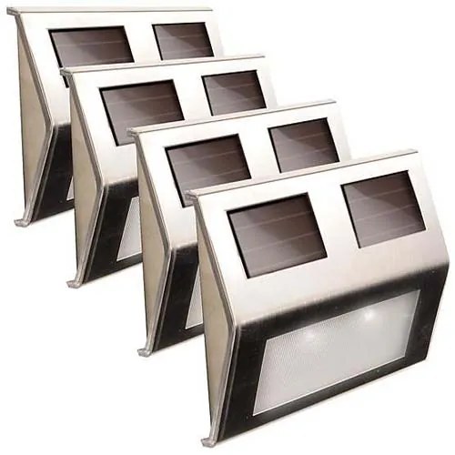 4 buc Lampa solara de perete pentru exterior