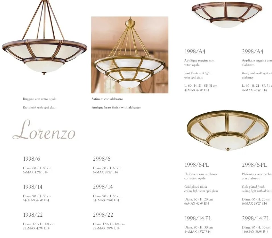 Lustra eleganta LUX realizata manual Lorenzo, 60cm