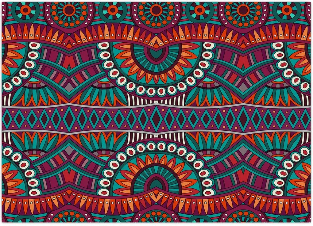 Tablou cu bastracție ornamentală (70x50 cm)