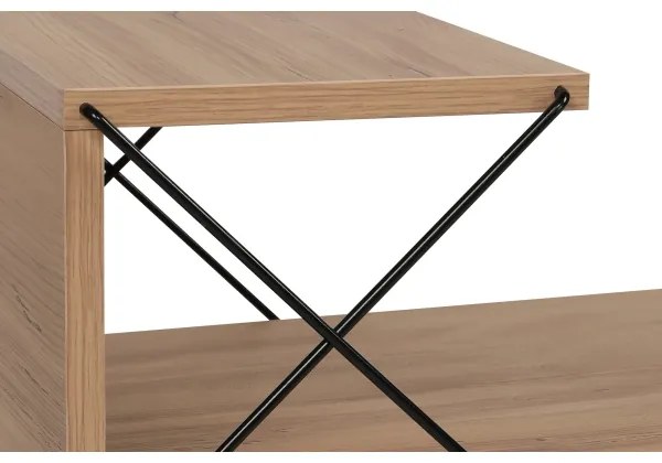 Noptieră CROSS 55x50 cm maro