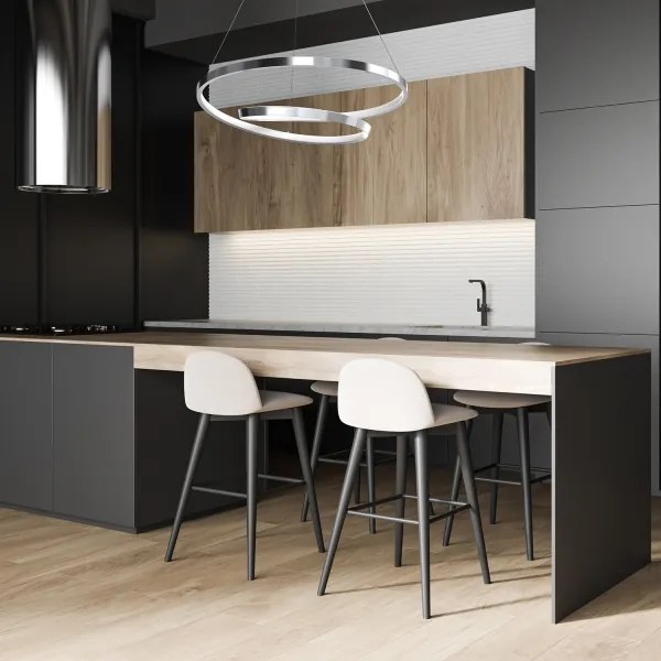 Lustră LED pe cablu LUCERO LED/48W/230V crom lucios