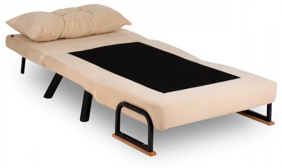 Fotoliu Extensibil Sando Single, Crem