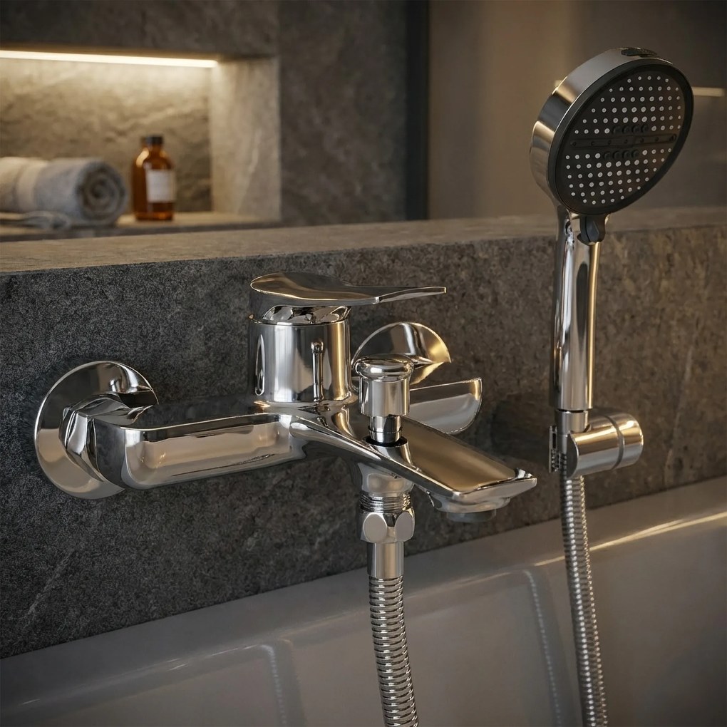 Baterie de cadă PREMIUM REA Vision Chrome