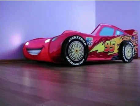 Pat masina fmq cu lumini ,saltea inclusa