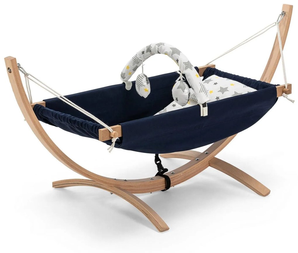 Hamac pentru copii cu suport Bliss, 66x62x147 cm