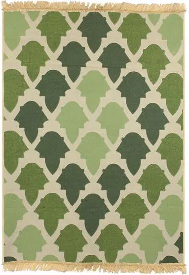 Covor Floorist Baklava Green, 80 x 150 cm, verde