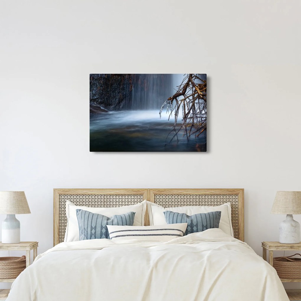 Tablou - Laguna de iarnă (90x60 cm)