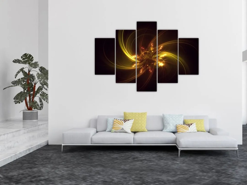 Tablou - abstracție cu elice (150x105 cm)