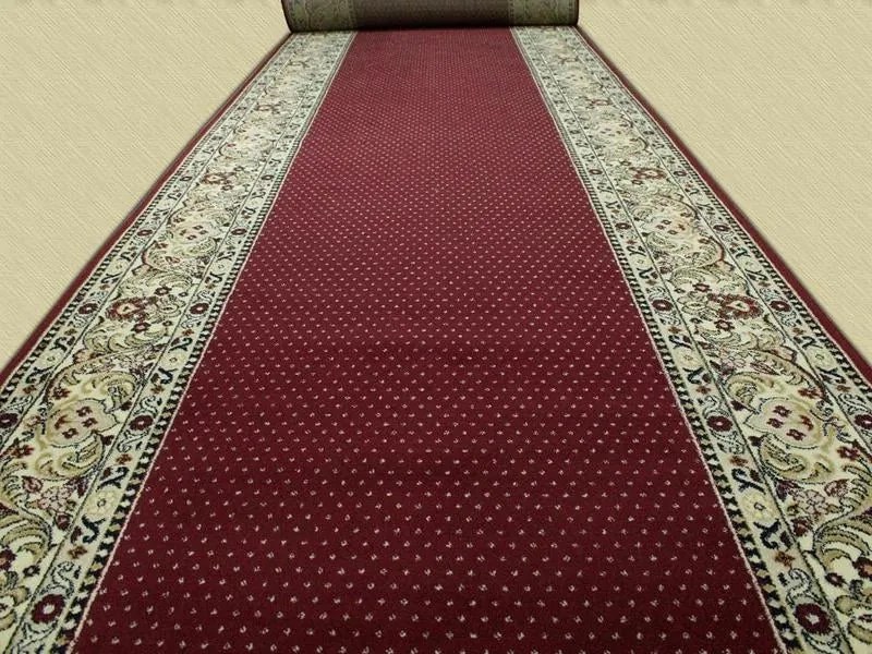 Traversa Covor Lotos 588 Latime 120 cm, cu model pe lateral, 100% Polipropilena