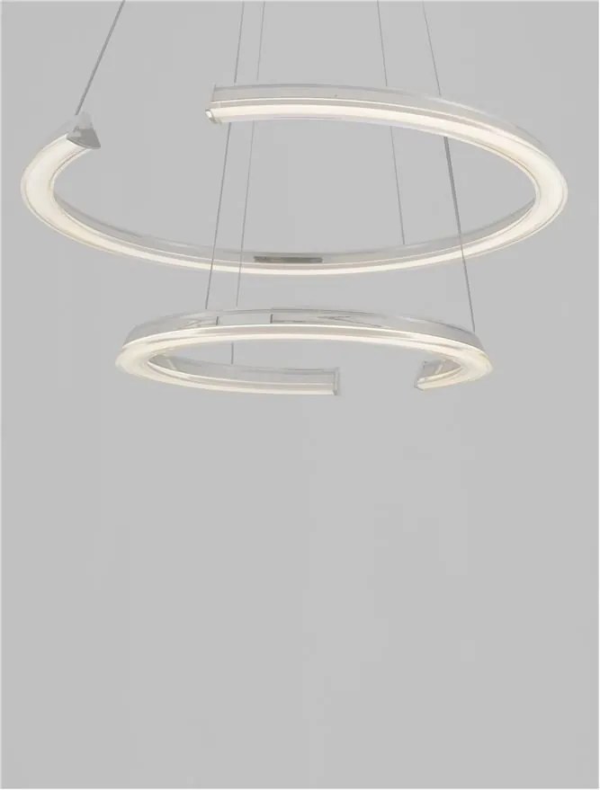 Lustra LED suspendata design circular ELMO