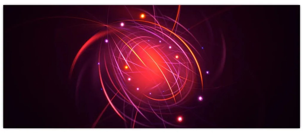 Tabloul modern cu abstacțiune (120x50 cm)