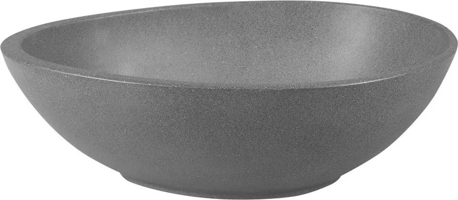 Chiuvetă gri închis din beton 53x39 cm Punc – Sapho