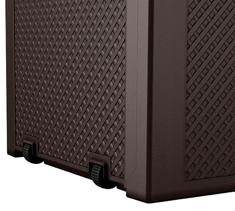 Cutie de depozitare pentru grădină din plastic Emily 270L, maro