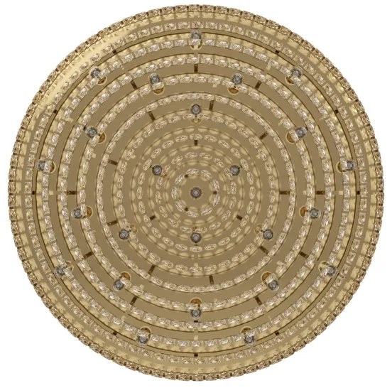 Plafonieră VALPARAISO 25xE14/40W/230V aurie Eglo 39461