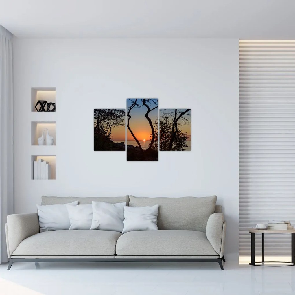 Tablou cu apus de soare (90x60 cm)