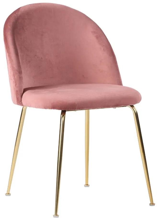 Set 2 scaune House Nordic Geneve, roz
