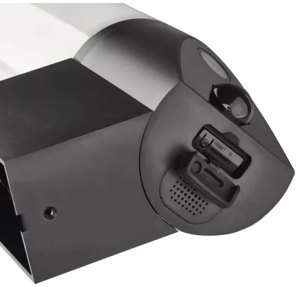 Cameră LED inteligentă de exterior cu sursă de lumină GoSmart LED/12W/230V IP65 Wi-Fi Tuya negru