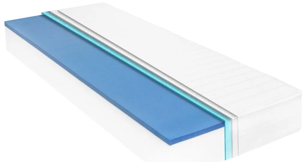 vidaXL Saltea, 100 x 200 cm, spumă cu memorie visco, 18 cm H2