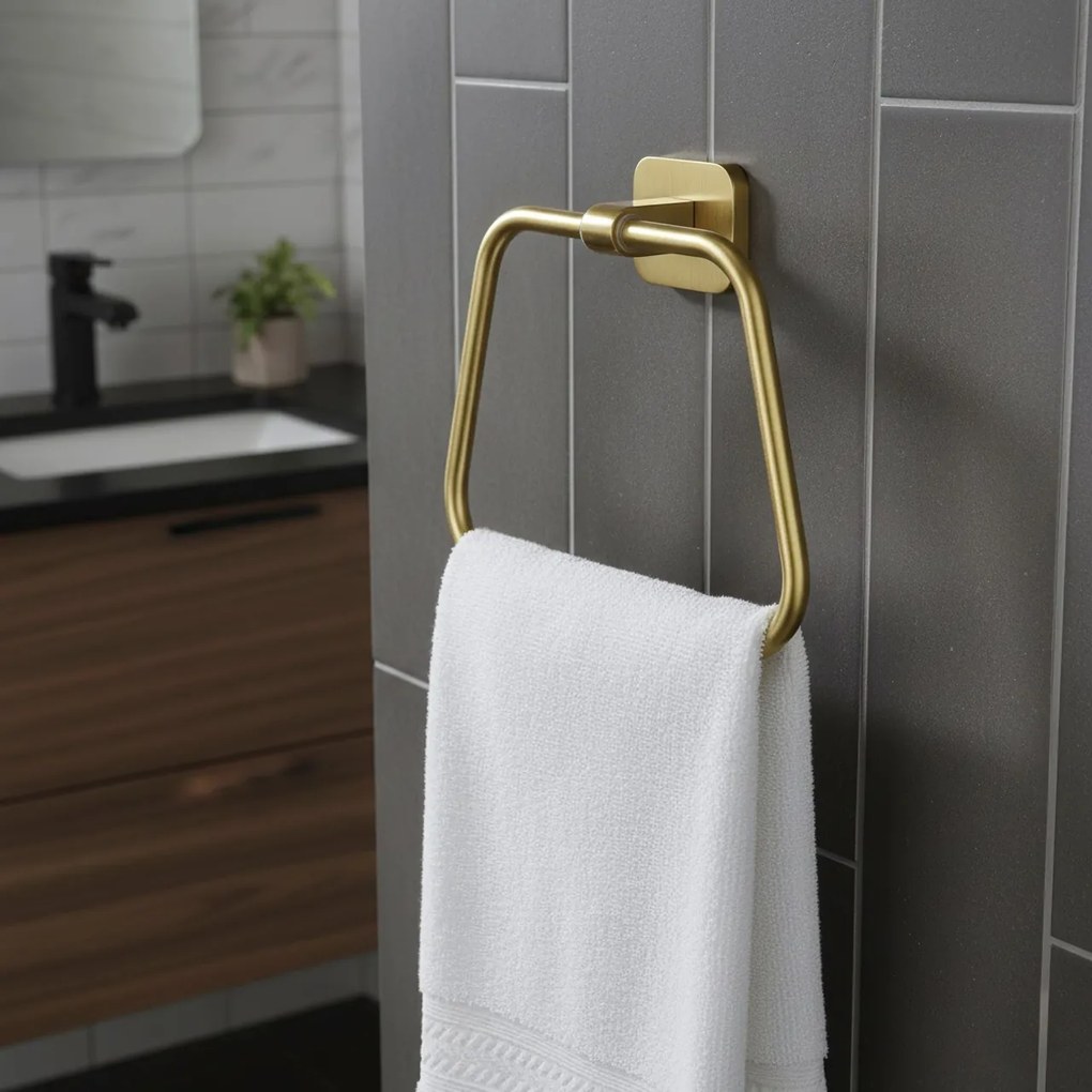 Cuier de baie 5910 Nico Brush Gold