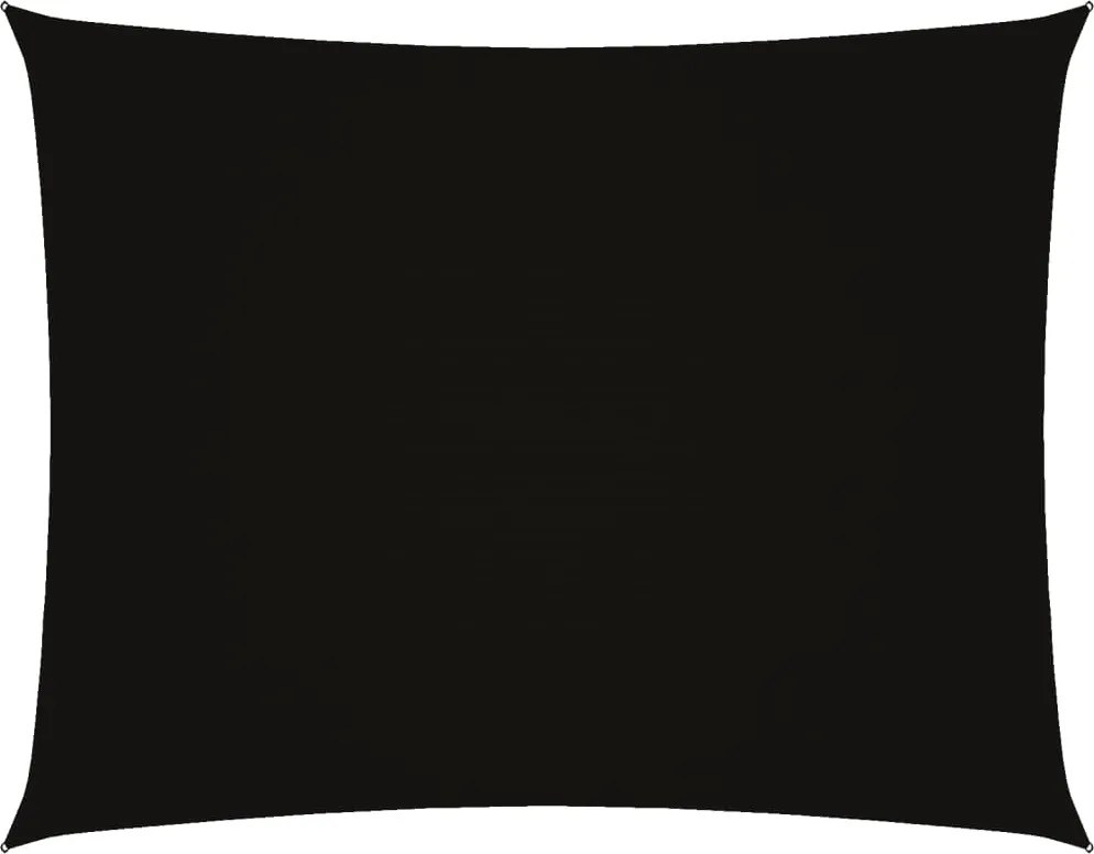 vidaXL Pânză parasolar, negru, 3x4,5 m, țesătură oxford dreptunghiular